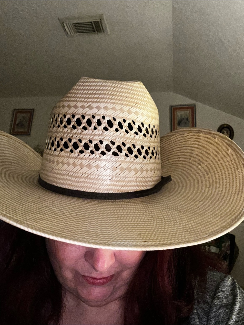 Preloved Rodeo King Vented Open Range western hat
